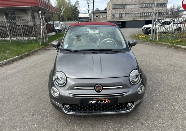Fiat 500 cena 24900 przebieg: 41900, rok produkcji 2017 z Jelenia Góra małe 301